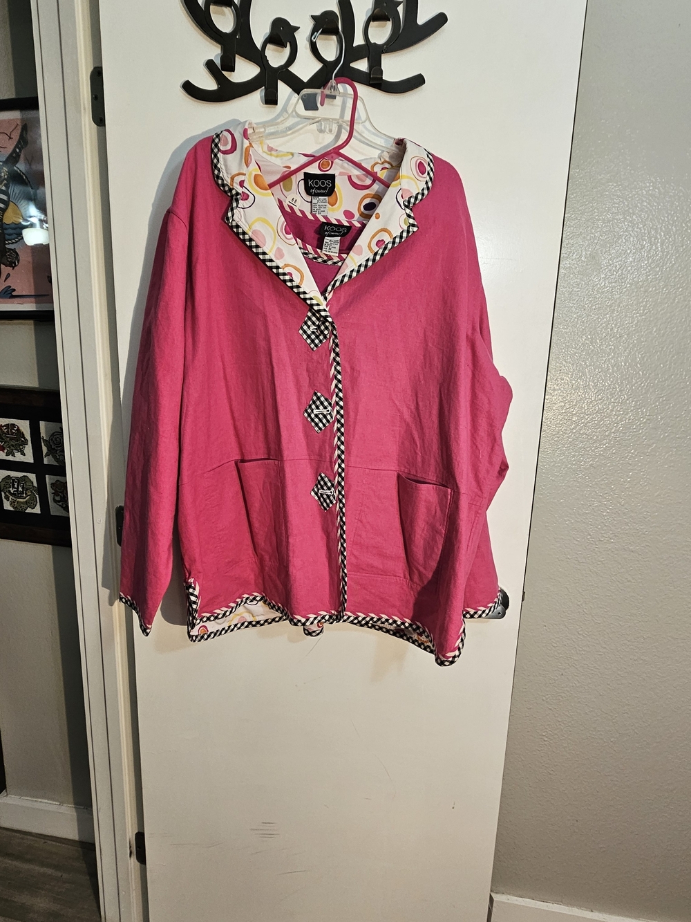 NWT Vintage Koos Van Den Akker Reversible Art to Wear Set 3X